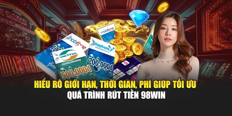 Hiểu rõ giới hạn, thời gian, phí giúp tối ưu quá trình rút tiền 98WIN